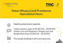 Prambanan 사원 관광 공원의 운영 시간