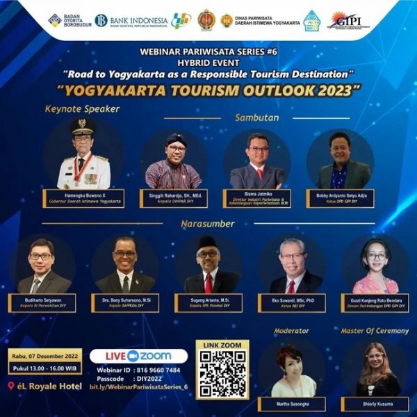 Webinar Series 6 Yogyakarta Tourism Outlook 2023 7 Desember 2022 Situs Resmi Dinas