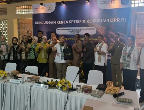 Kunjungan Kerja Spesifik Komisi VII DPR RI di Kampung Batik Giriloyo Desa Wisata Wukirsari Imogiri Bantul