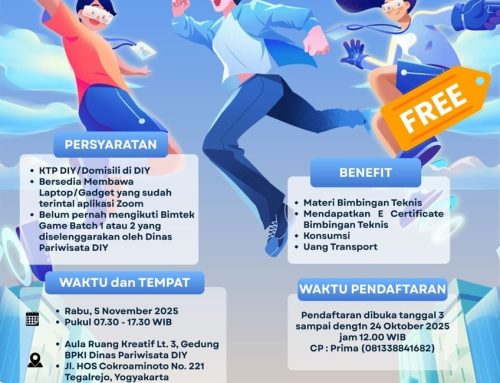 Bimbingan Teknis Ekonomi Kreatif Pengembang Permainan (Game)- Pendaftaran hingga 24 Oktober 2025