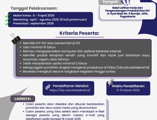 OPEN CALL – Rupacipta Creative Bootcamp 2026 (Sub Sektor Kriya)