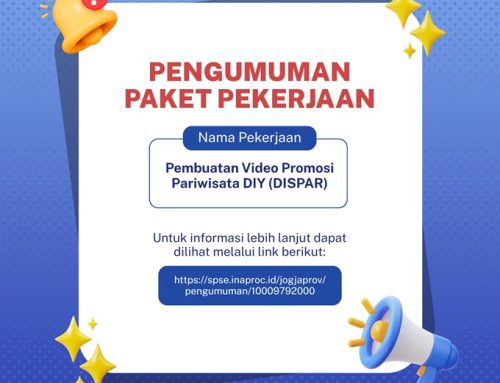 Pengumuman Paket Pekerjaan-Video Promosi Pariwisata DIY