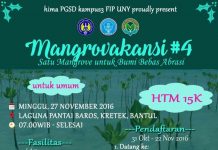 Mangrovakansi #4 Satu Mangrove Untuk Bumi Bebas Abrasi