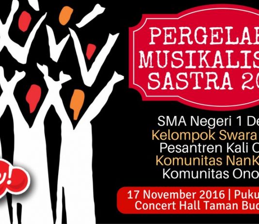 Pergelaran Musikalisasi Sastra 2016