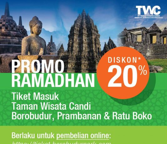 Promo Ramadhan (Tiket Masuk Candi Borobudur, Prambanan & Ratu Boko)