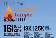 570 Pelari Lintas Alam dan Pelari 9 Negara akan Hadir di Sleman Temple Run 2017