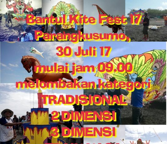 Bantul Kite Festival 17 Prangkusumo (30 Juli 2017)