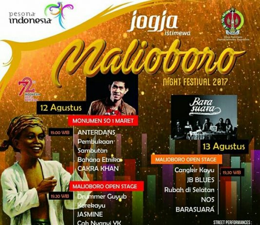 Malioboro Night Festival 2017 (12-13 Agustus 2017)