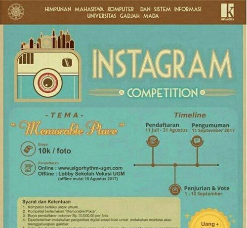 Algorhythm INSTAGRAM Competition (11 September 2017)