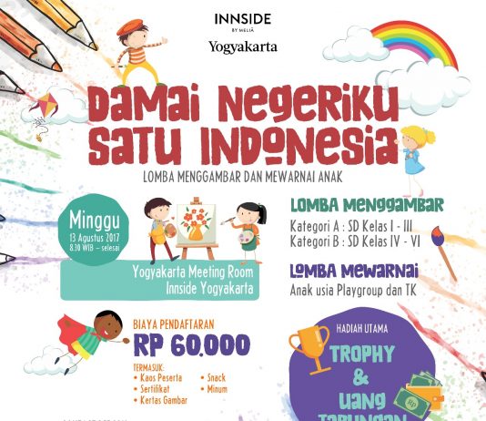 Lomba Menggambar dan Mewarnai anak “Damai Negeriku Satu Indonesia” (13 Agustus 2017)