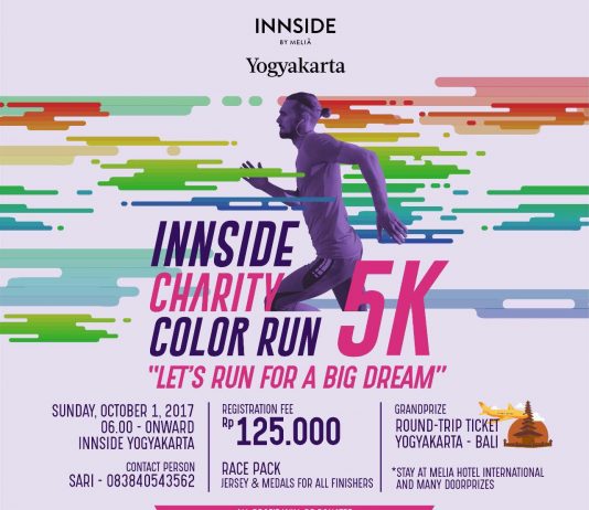 Innside Charity Color Run 5K “Let’s Run for A Big Dream” (1 Oktober 2017)