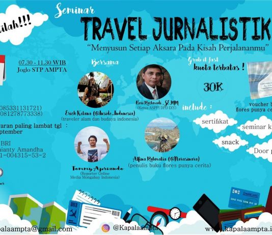 Seminar Travel Jurnalistik – STP AMPTA (28 September 2017)