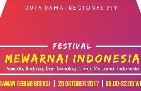 Festival Mewarnai Indonesia-Taman Tebing Breksi (29 Oktober 2017)