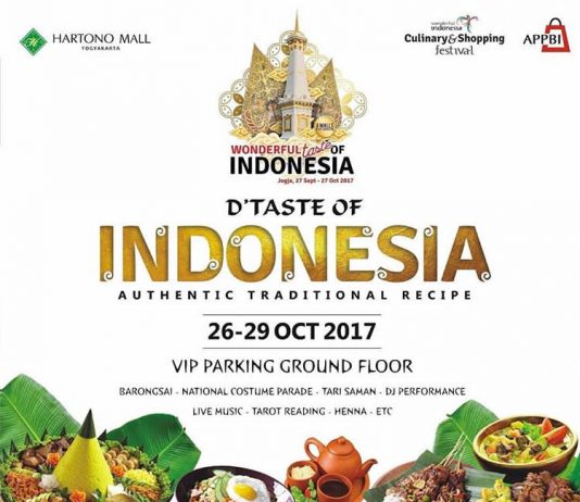 D’Taste of Indonesia, Authentic Traditional Recipe (26-29 Oktober 2017)