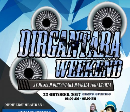 Dirgantara Weekend (22, 29 Oktober & 5, 12 November 2017)