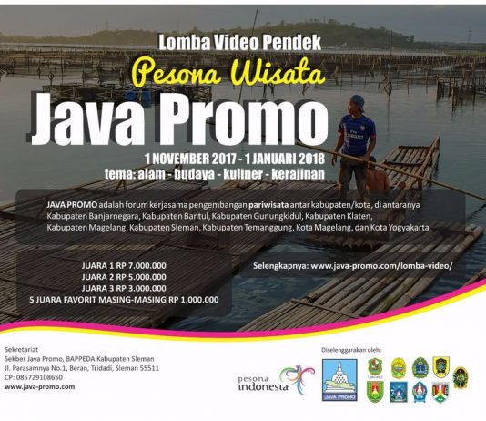 Lomba Video Pendek “Pesona Wisata” Java Promo (1 November 2017-1 Januari 2018)