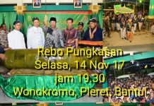 Rebo Pungkasan, Wonokromo, Pleret, Bantul (14 November 2017)