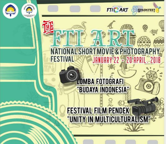 Lomba Photography & Short Movie Nasional 2018 di Univeritas Atma Jaya Yogjakarta (22 Jan-31 Maret 2018)