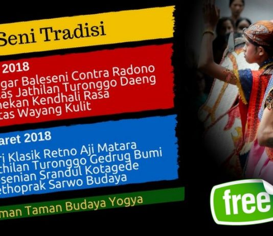 Jadwal Gelar Seni Tradisi TBY (24-25 Maret 2018)
