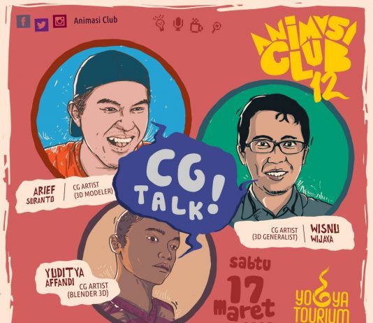 ANIMASI CLUB 12 – COMPUTER GRAPHIC TALK! (17 Maret 2018)