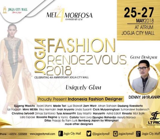 Jogja Fashion Rendezvous 2018 (25-27 Mei 2018)