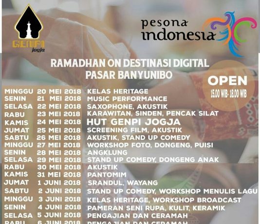 Ramadhan on Destinasi Digital Pasar Banyunibo (20 Mei – 10 Juni 2018)