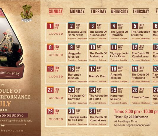 Jadwal Pagelaran Wayang Kulit Bulan Juli 2018 Museum Sonobudoyo