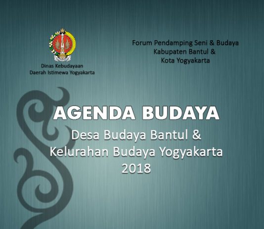 Agenda Budaya Bantul & Kota Yogyakarta (September – Desember) 2018