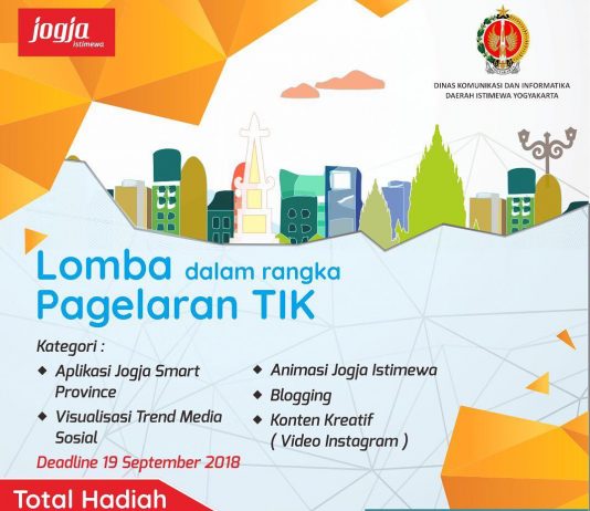 Lomba dalam rangka Pagelaran TIK (deadline 19 September 2018)