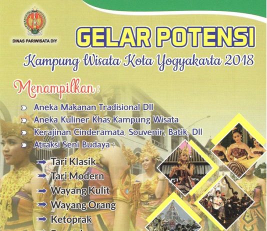 Gelar Potensi Kampung Wisata Kota Yogyakarta 2018 (8 September-28 Oktober 2018)