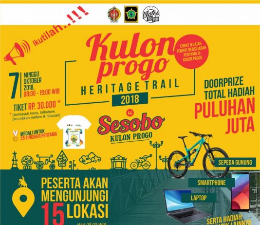 Kulon Progro Heritage Trail 2018 (7 Oktober 2018)