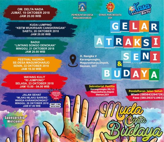 Gelar Atraksi Seni & Budaya (19 – 28 Oktober 2018)