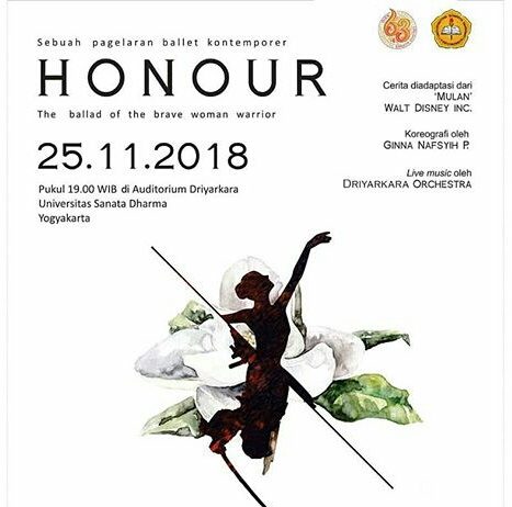 Pagelaran Ballet Kontemporer : HONOUR (25 November 2018)
