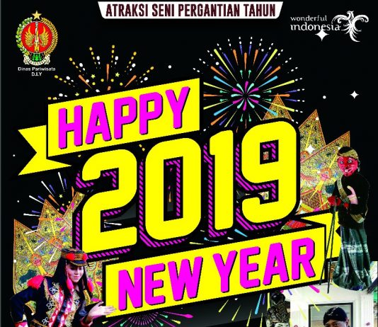 Atraksi Seni Pergantian Tahun “Happy New Year 2019” 31 Desember 2018