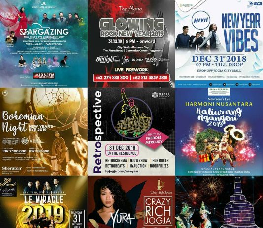 New Year’s Night Fiesta In Sleman (31 Desember 2018)