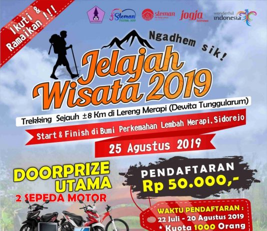 Jelajah Wisata 2019 – Trekking Sejauh 8 km di Lereng Merapi (25 Agustus 2019)
