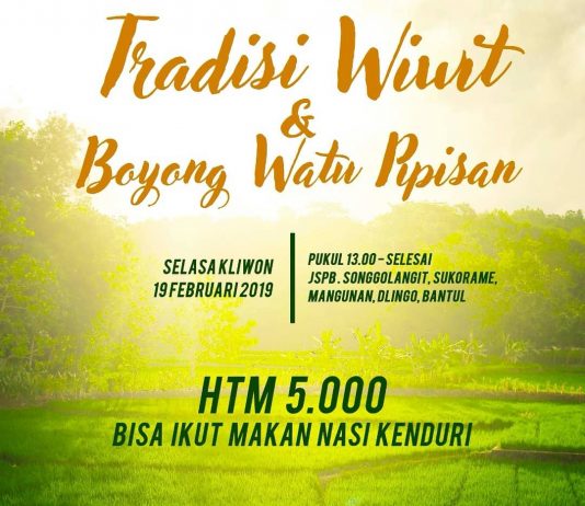 Tradisi Wiwit & Boyong Watu Pipisan (19 Februari 2019)