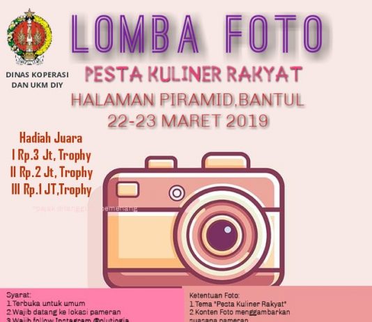 Lomba Foto Pesta Kuliner Rakyat (22-23 Maret 2019)