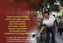 Sri Sultan Hamengkubuwono X Meninjau Pelaksanaan Uji Coba Pedestrian Malioboro