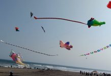 Berbagai Kreasi Layang-Layang Hiasi Langit Parangkusumo Di Festival Layang-Layang Internasional