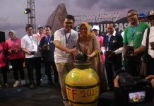 Tuang Pasir, Simbol Kerjasama Seluruh Elemen JTF 2019 Memajukan Pariwisata DIY