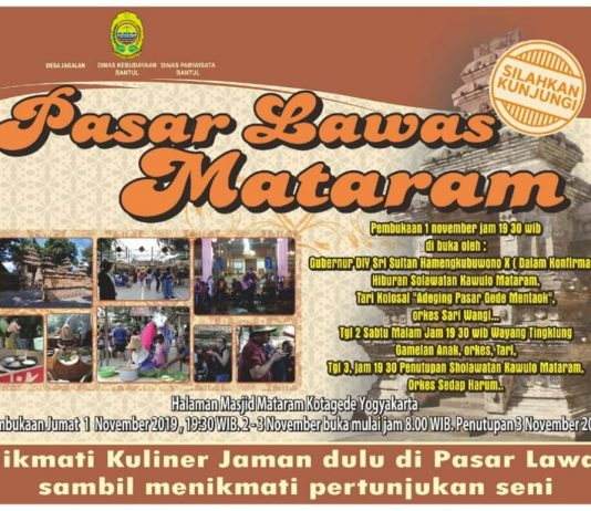 Pasar Lawas Mataram (1 – 3 November)