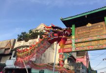 Barongsai Ketandan Ramaikan Seloso Wagen Malioboro