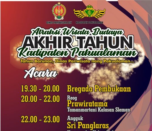 Atraksi Wisata Budaya Akhir Tahun Kadipaten Pakualaman