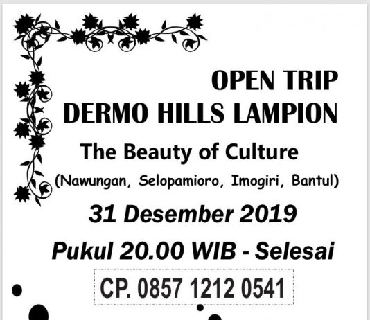 Open Trip Dermo Hills Lampion ‘The Beauty of Culture’