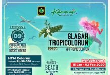 GLAGAH TROPICOLORUN 2020 #TROPICOLORUN ( 9 Februari 2020)