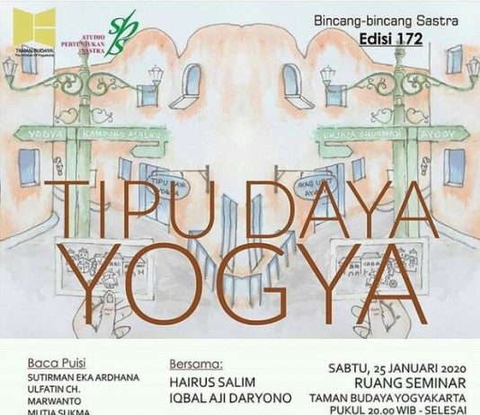 Bincang-bincang Sastra edisi 172 : Tipu Daya Yogya (25 Januari 2020)