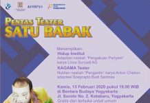 Pentas Teater Satu Babak (13 Februari 2020)