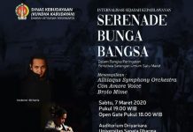 Konser musik Orkestra dan Paduan suara : Serenade Bunga Bangsa (7 Maret 2020)