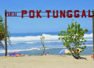 Hamparan Pasir Putih dengan Pantai yang Memanjang, Inilah Pantai Pok Tunggal
